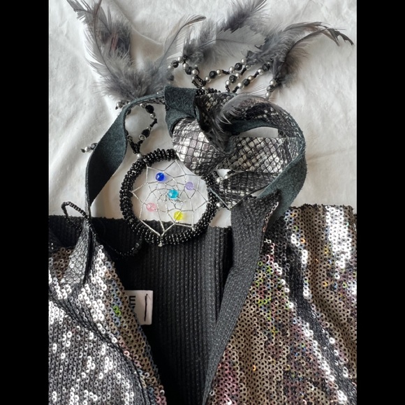 Katharine Story sequin halter top Size L - Picture 2 of 5